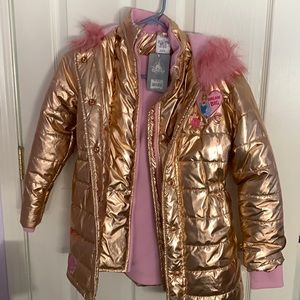 Disney girl princess winter jacket